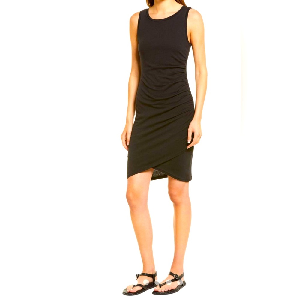 Treasure & Bond Ruched Side Sleeveless Dress XXS NWOT
